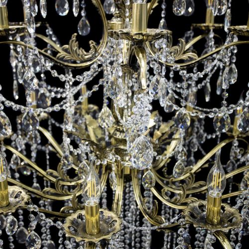 Люстра бронзовая Афина №21 в Воронеже Гусь Хрустальный