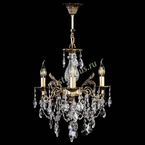 Люстра бронзовая Алфея №3/1 Звездочка в Воронеже Гусь Хрустальный