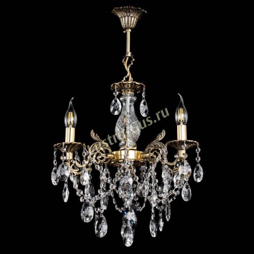 Люстра бронзовая Алфея №3/1 Звездочка в Воронеже Гусь Хрустальный