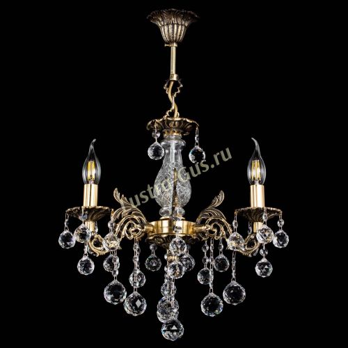 Люстра бронзовая Алфея №3/2 Шар в Воронеже Гусь Хрустальный