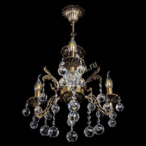 Люстра бронзовая Алфея №3/2 Шар в Воронеже Гусь Хрустальный