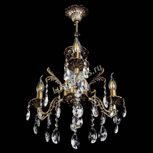 Люстра бронзовая Алфея №3/2 Журавлик в Воронеже Гусь Хрустальный