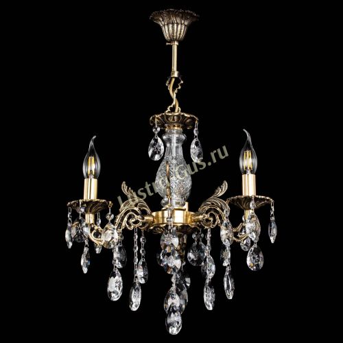 Люстра бронзовая Алфея №3/2 Звездочка в Воронеже Гусь Хрустальный