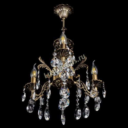 Люстра бронзовая Алфея №3/2 Звездочка в Воронеже Гусь Хрустальный