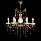 Люстра бронзовая Алфея №5 с камнем шар чайная в Воронеже