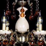 Люстра бронзовая Алфея №5 с камнем шар чайная в Воронеже