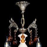 Люстра бронзовая Алфея №5 с камнем шар чайная в Воронеже