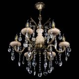 Люстра бронзовая Алфея №6 с камнем шар в Воронеже Люстра бронзовая Алфея №6 с камнем шар в Воронеже