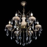 Люстра бронзовая Алфея №6 с камнем шар в Воронеже Люстра бронзовая Алфея №6 с камнем шар в Воронеже