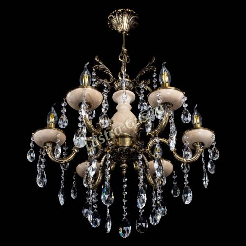 Люстра Алфея №6 с камнем журавлик в Воронеже Гусь Хрустальный