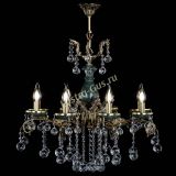 Люстра бронзовая Алфея Малахит №8 шар в Воронеже