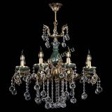 Люстра бронзовая Алфея Малахит №8 шар в Воронеже