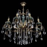 Люстра бронзовая Алфея Малахит №8 журавлик в Воронеже