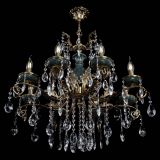 Люстра бронзовая Алфея Малахит №8 журавлик в Воронеже