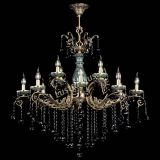 Люстра бронзовая Алфея Малахит №12 шар черная в Воронеже