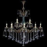 Люстра бронзовая Алфея Малахит №12 шар в Воронеже