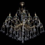 Люстра бронзовая Алфея Малахит №12 шар в Воронеже