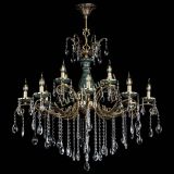 Люстра бронзовая Алфея Малахит №12 журавлик в Воронеже