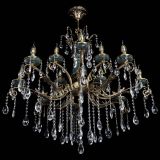 Люстра бронзовая Алфея Малахит №12 журавлик в Воронеже