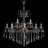 Люстра бронзовая Алфея Малахит №12 звездочка в Воронеже