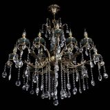 Люстра бронзовая Алфея Малахит №12 звездочка в Воронеже