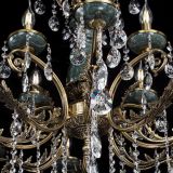 Люстра бронзовая Алфея Малахит №12 звездочка в Воронеже Люстра бронзовая Алфея Малахит №12 звездочка в Воронеже