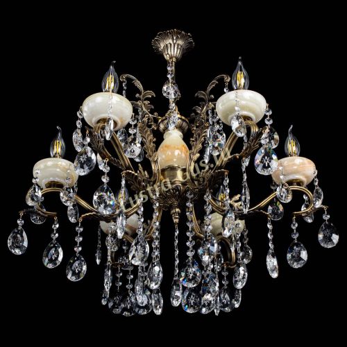 Люстра бронзовая Алфея Оникс №6/2 звездочка в Воронеже Гусь Хрустальный