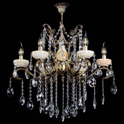 Люстра бронзовая Алфея Оникс №6 баден в Воронеже Гусь Хрустальный