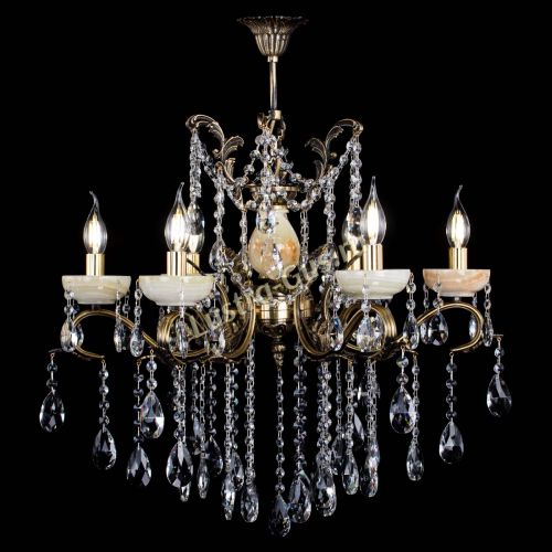 Люстра бронзовая Алфея Оникс №6 шар в Воронеже Гусь Хрустальный