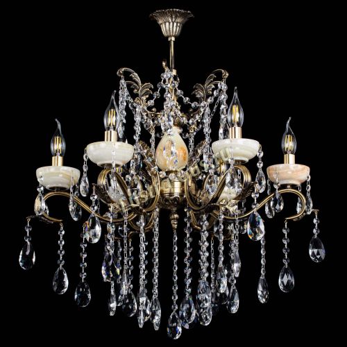 Люстра бронзовая Алфея Оникс №6 шар в Воронеже Гусь Хрустальный