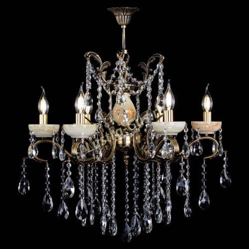 Люстра бронзовая Алфея Оникс №6 журавлик в Воронеже Гусь Хрустальный