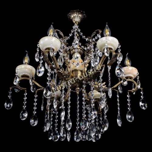 Люстра бронзовая Алфея Оникс №6 журавлик в Воронеже Гусь Хрустальный