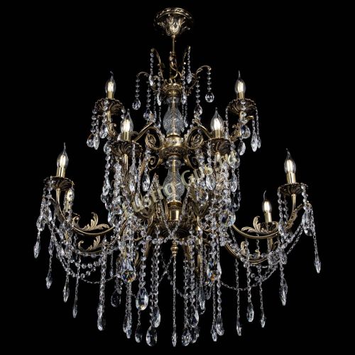 Люстра бронзовая Кассандра Алфея №12 журавлик в Воронеже Гусь Хрустальный