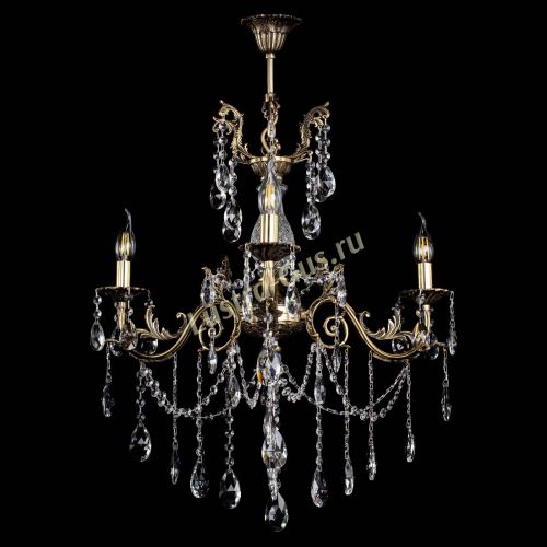 Люстра бронзовая Кассандра Алфея №3/1 журавлик в Воронеже Гусь Хрустальный