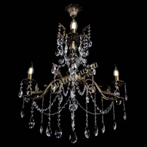 Люстра бронзовая Кассандра Алфея №3/1 журавлик в Воронеже Гусь Хрустальный