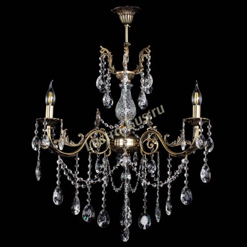 Люстра бронзовая Кассандра Алфея №3/1 звездочка в Воронеже Гусь Хрустальный