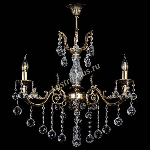 Люстра бронзовая Кассандра Алфея №3/2 шар в Воронеже Гусь Хрустальный