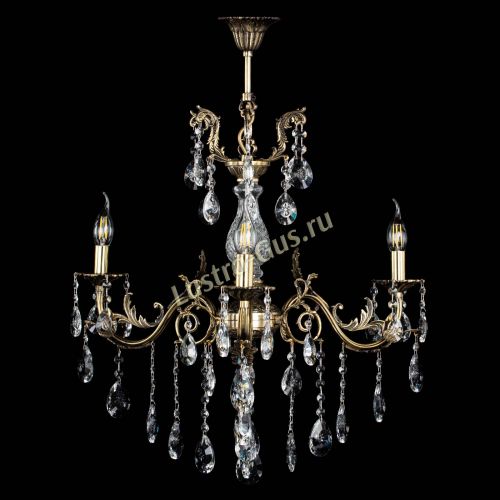 Люстра бронзовая Кассандра Алфея №3/2 звездочка в Воронеже Гусь Хрустальный