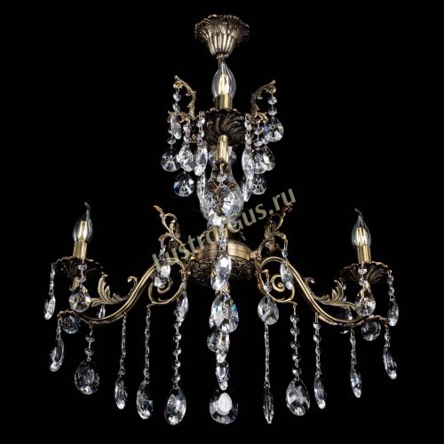 Люстра бронзовая Кассандра Алфея №3/2 звездочка в Воронеже Гусь Хрустальный