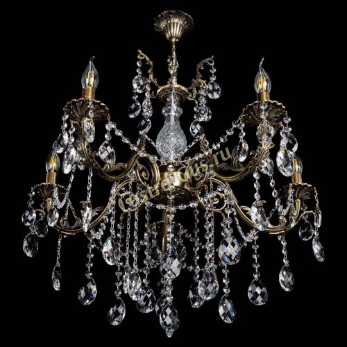 Люстра бронзовая Кассандра Алфея №5/1 баден в Воронеже Гусь Хрустальный