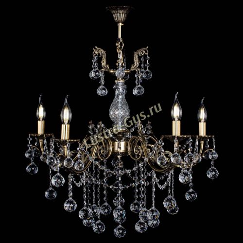 Люстра бронзовая Кассандра Алфея №5/1 шар в Воронеже Гусь Хрустальный