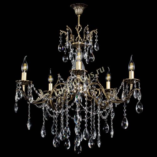 Люстра бронзовая Кассандра Алфея №5/1 журавлик в Воронеже Гусь Хрустальный