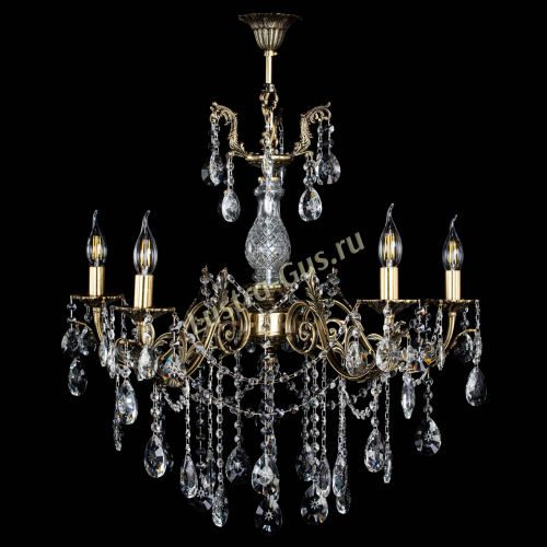 Люстра бронзовая Кассандра Алфея №5/1 звездочка в Воронеже Гусь Хрустальный