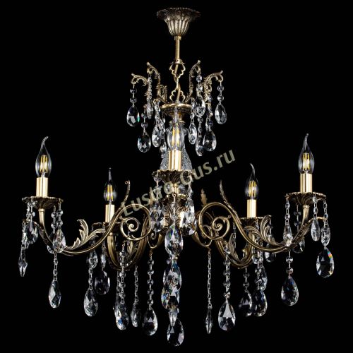 Люстра бронзовая Кассандра Алфея №5/2 журавлик в Воронеже Гусь Хрустальный