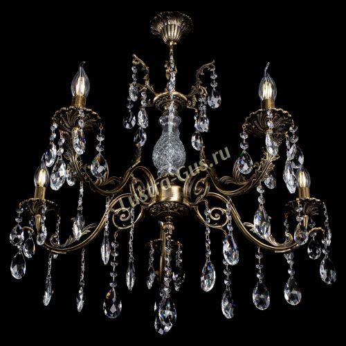 Люстра бронзовая Кассандра Алфея №5/2 журавлик в Воронеже Гусь Хрустальный