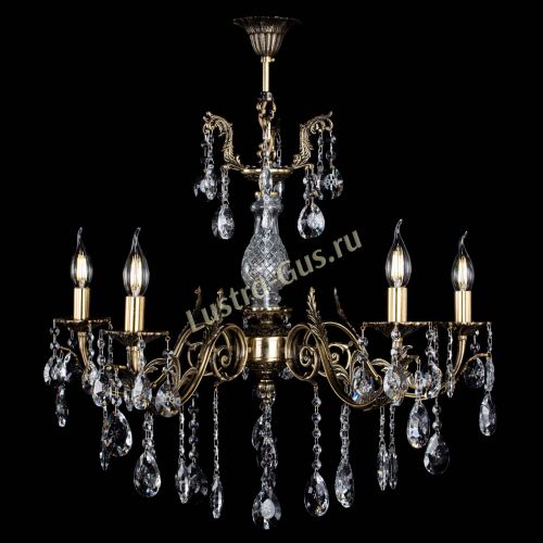 Люстра бронзовая Кассандра Алфея №5/2 звездочка в Воронеже Гусь Хрустальный