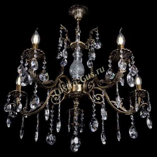 Люстра бронзовая Кассандра Алфея №5/2 звездочка в Воронеже Гусь Хрустальный