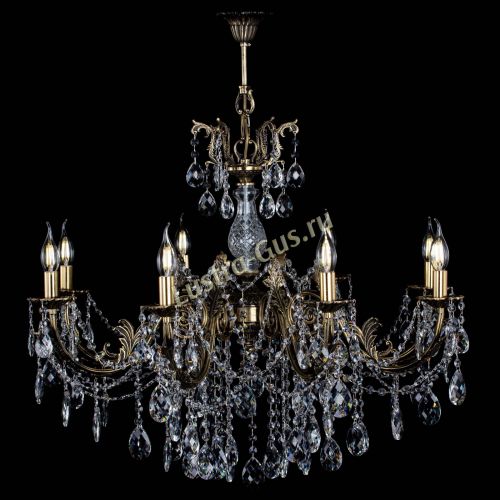 Люстра бронзовая Кассандра Алфея №8/1 баден в Воронеже Гусь Хрустальный