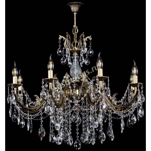 Люстра бронзовая Кассандра Алфея №8/1 баден в Воронеже Гусь Хрустальный