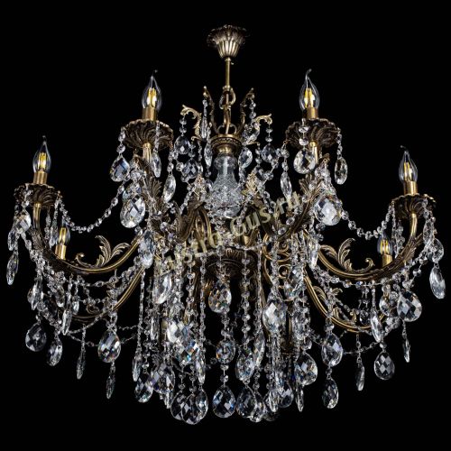 Люстра бронзовая Кассандра Алфея №8/1 баден в Воронеже Гусь Хрустальный